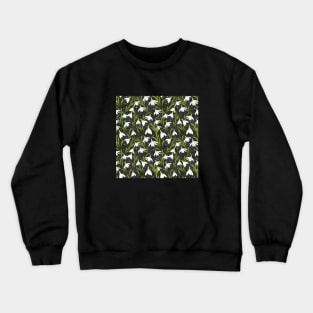 Snowdrop Flowers Crewneck Sweatshirt